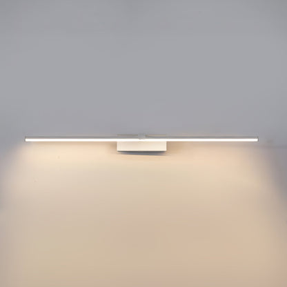 Metal Linear Mirror Wall Light ? 31.5″ x H 3.1″ / White & Warm Light / Single Wall lamp