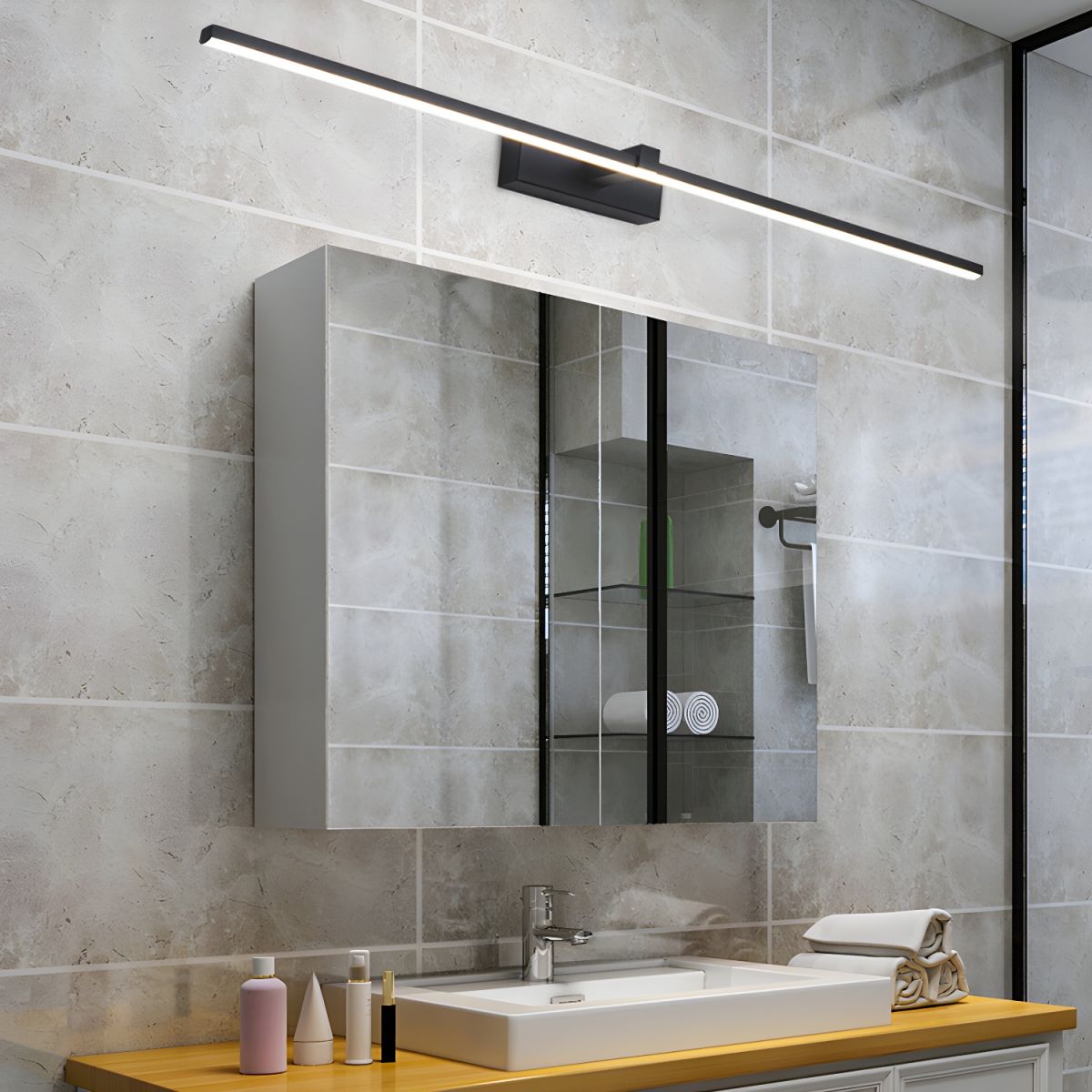 Metal Linear Mirror Wall Light Wall lamp