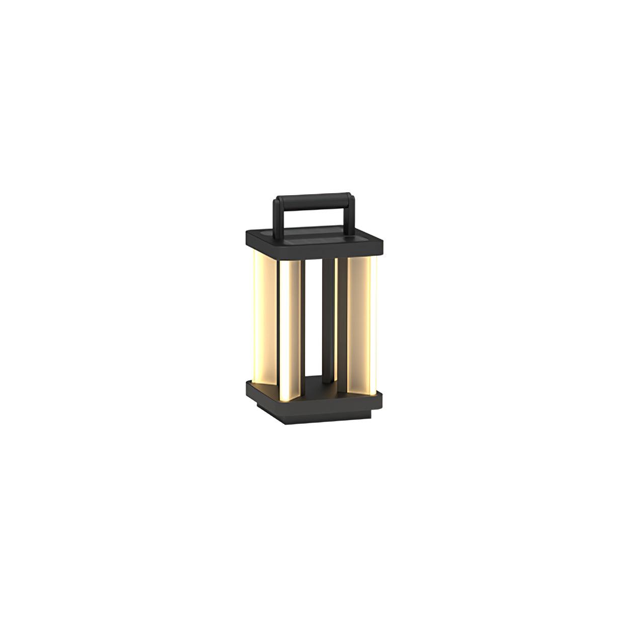 Metroluxe Outdoor Light L 7.9″ x W 7.9″ x H 15.7″ / L 20cm x W 20cm x H 40cm / Model B: Solar-Powered Version / Warm