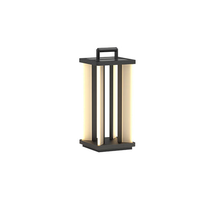 Metroluxe Outdoor Light L 11″ x W 11″ x H 25.6″ / L 28cm x W 28cm x H 65cm / Model B: Solar-Powered Version / Warm