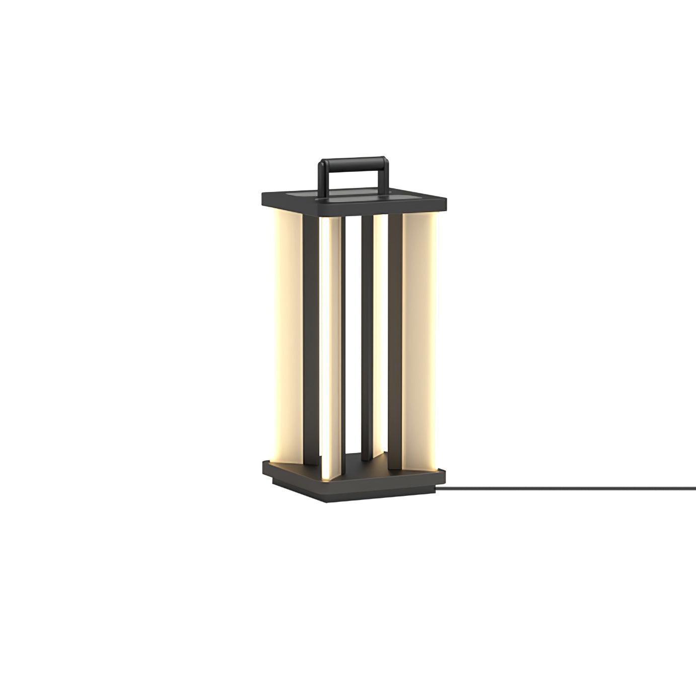 Metroluxe Outdoor Light L 11″ x W 11″ x H 25.6″ / L 28cm x W 28cm x H 65cm / Model A: Wired Version / Warm Light