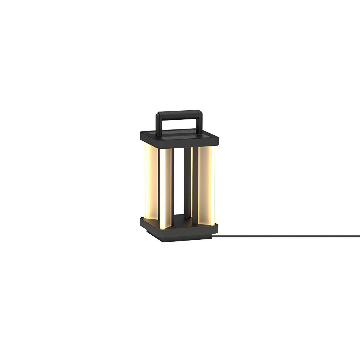 Metroluxe Outdoor Light L 7.9″ x W 7.9″ x H 15.7″ / L 20cm x W 20cm x H 40cm / Model A: Wired Version / Warm Light