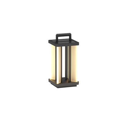 Metroluxe Outdoor Light L 8.7″ x W 8.7″ x H 19.3″ / L 22cm x W 22cm x H 49cm / Model B: Solar-Powered Version / Warm