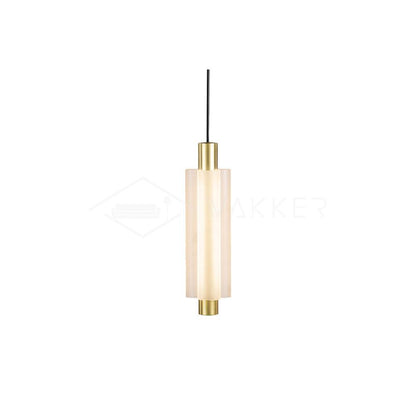 Trillium Pendant Light 1head ? 4.8″ x H 15″ / Dia 11cm x H 38cm / Gold & Frosted white / Warm Light Pendant light