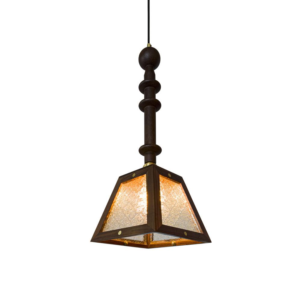 Meyda Pendant Light Dia 7.9″ x H 20.1″ / Dia 20cm x H 51cm / Wood＆Clear Pendant light