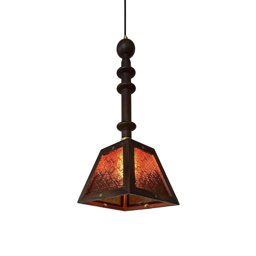 Meyda Pendant Light Dia 7.9″ x H 20.1″ / Dia 20cm x H 51cm / Wood＆Red Pendant light