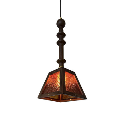 Meyda Pendant Light Dia 7.9″ x H 20.1″ / Dia 20cm x H 51cm / Wood＆Red Pendant light