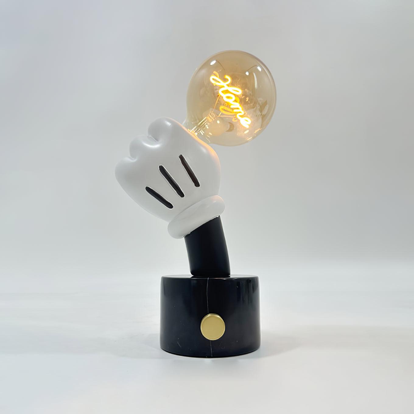 Very Nice Table Lamp Model B Dia 9″ x H 15″ / Dia 23cm x H 38cm / Black Marble & Cognac / US plug Table lamp