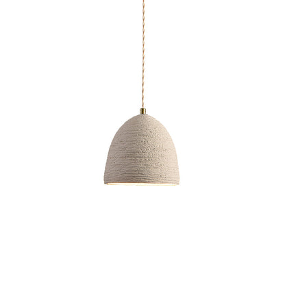 Microcement Pendant Lamp Model D Dia 5.9″ x H 6.3″ / Brass & Cement Grey pendant Lamp