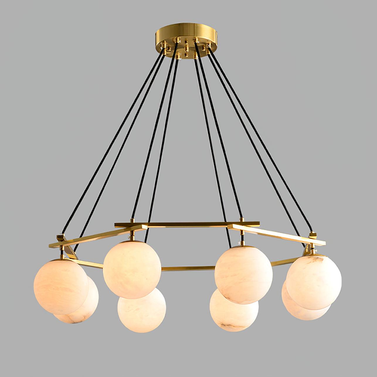 Miira Alabaster Chandelier Chandelier