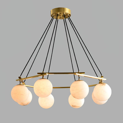 Miira Alabaster Chandelier Chandelier