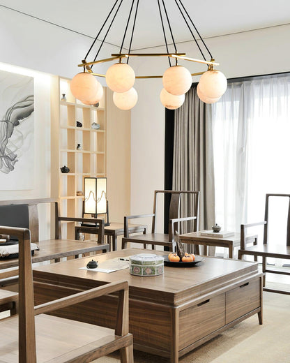 Miira Alabaster Chandelier Chandelier
