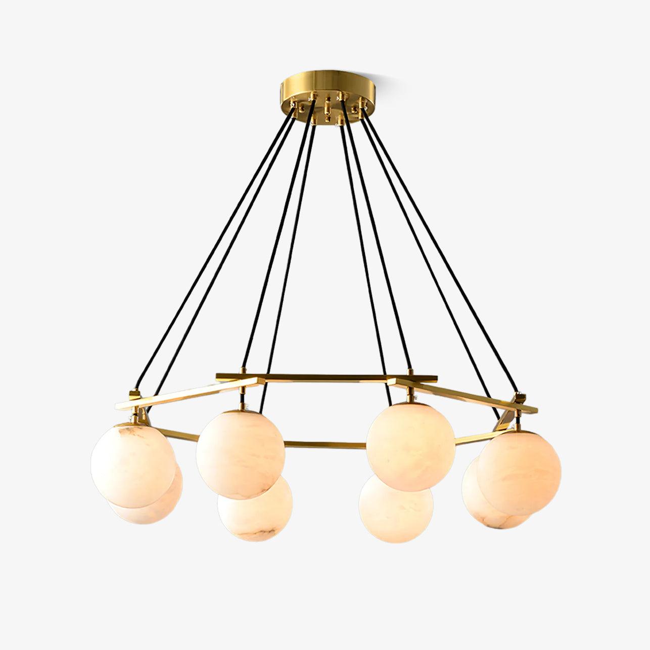 Miira Alabaster Chandelier Chandelier