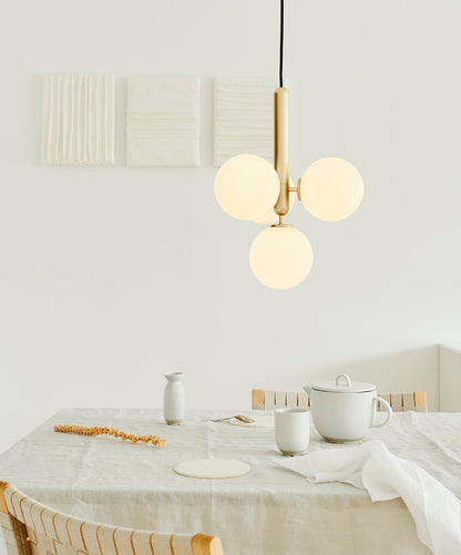 Miira Brass Pendant Swag Light Pendant light