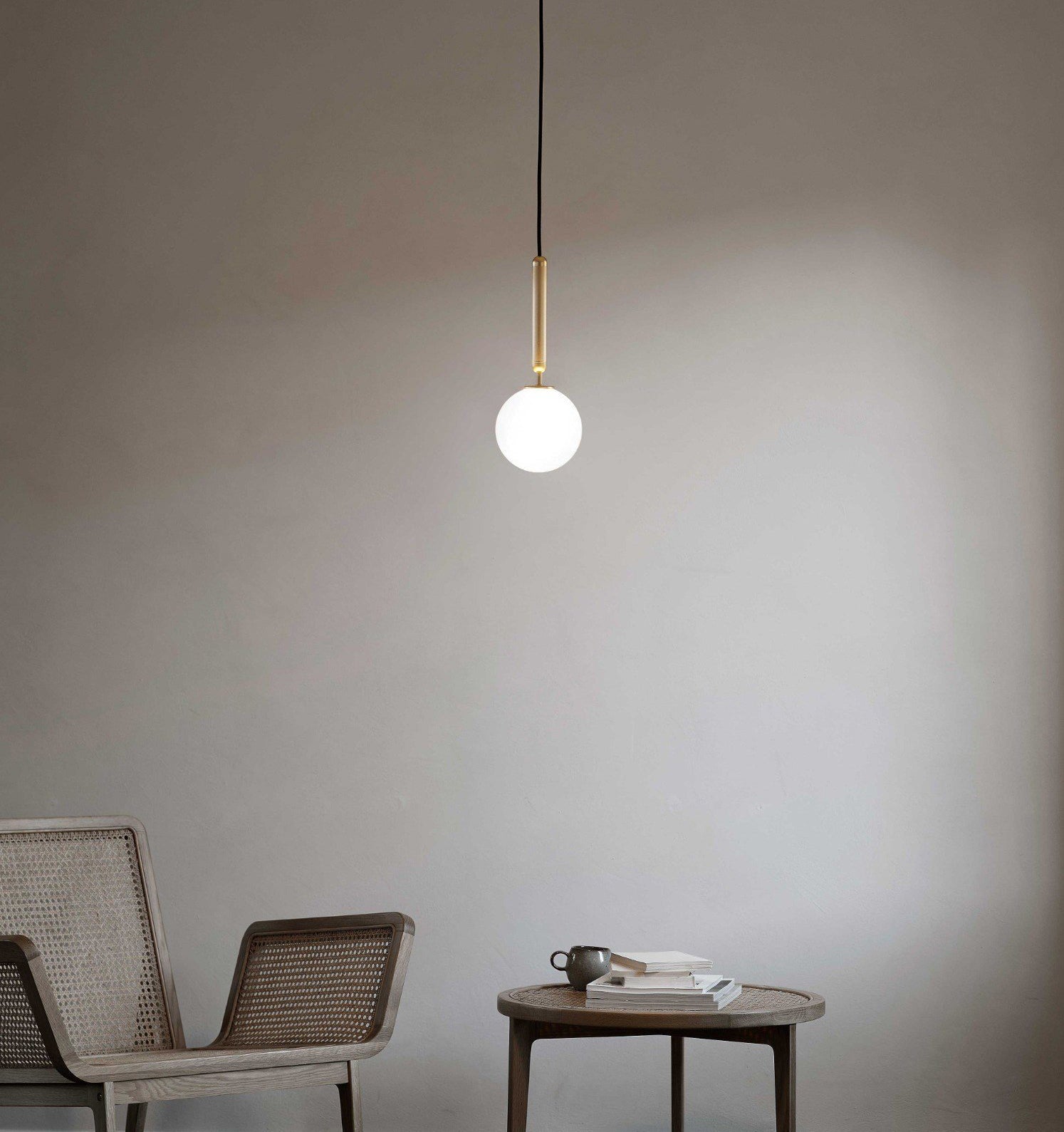 Scandiluxe Brass Pendant Swag Light Pendant light
