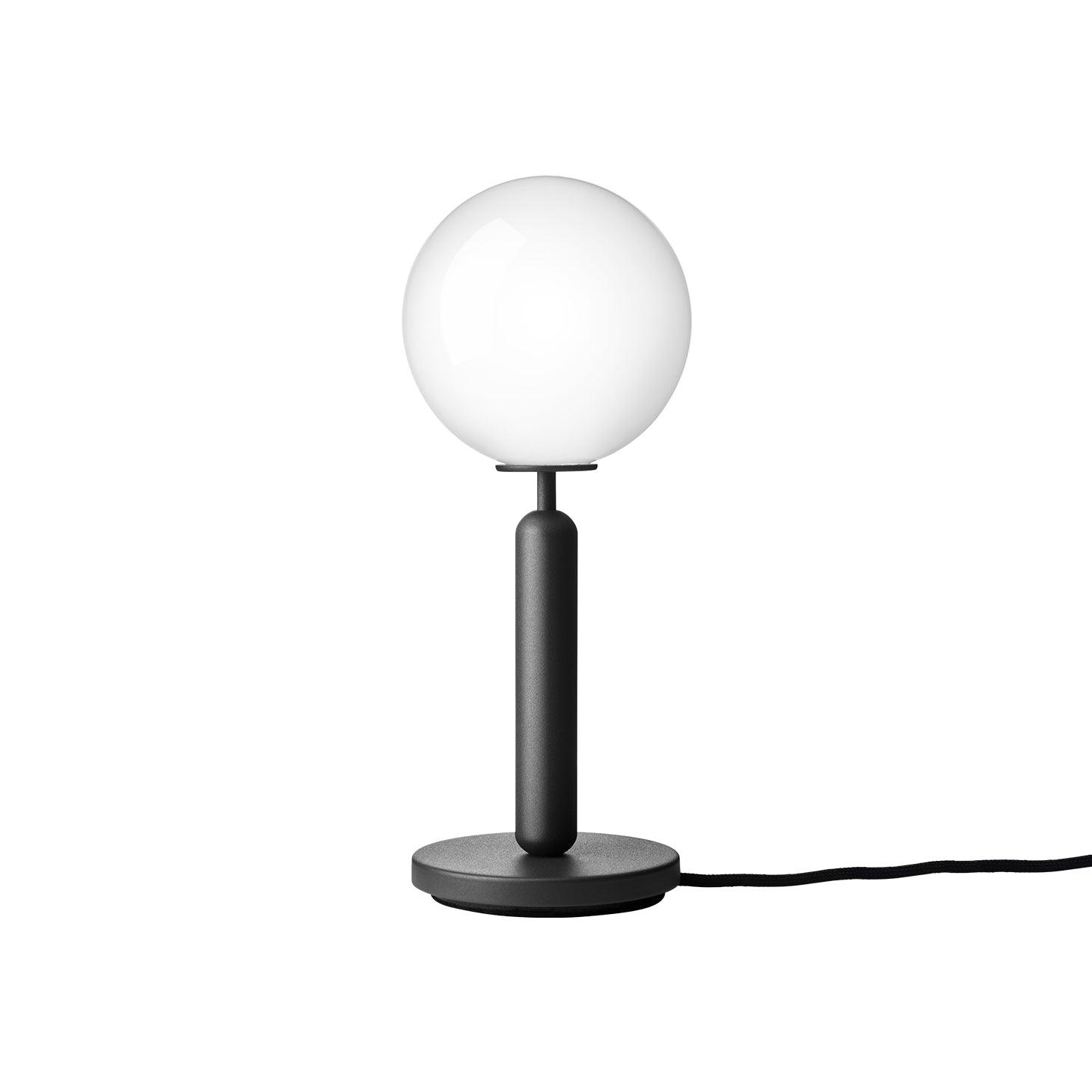 Miira Table Lamp Dia 5.5″ x H 13.6″ / Dia 14cm x H 34.5cm / Black & White glass / US plug Table lamp