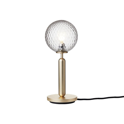 Miira Table Lamp Dia 5.5″ x H 13.6″ / Dia 14cm x H 34.5cm / Brass & Clear glass / US plug Table lamp