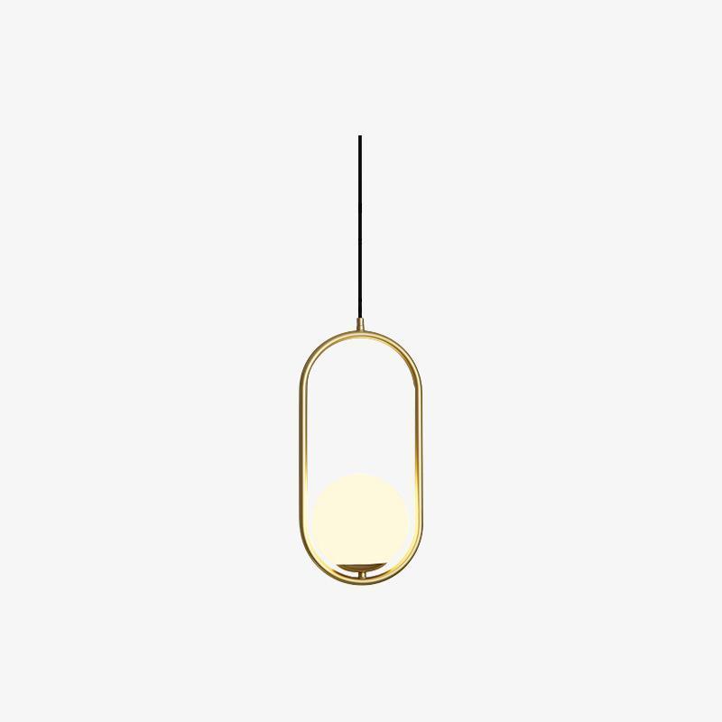 Mila Brass Pendant Swag Light Pendant light