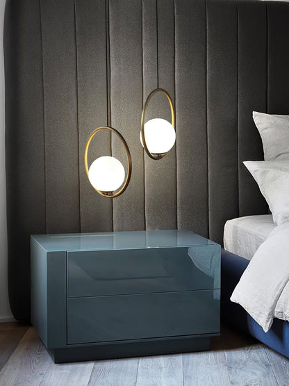 Mila Brass Pendant Swag Light Pendant light