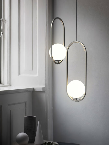 Mila Brass Pendant Swag Light Pendant light