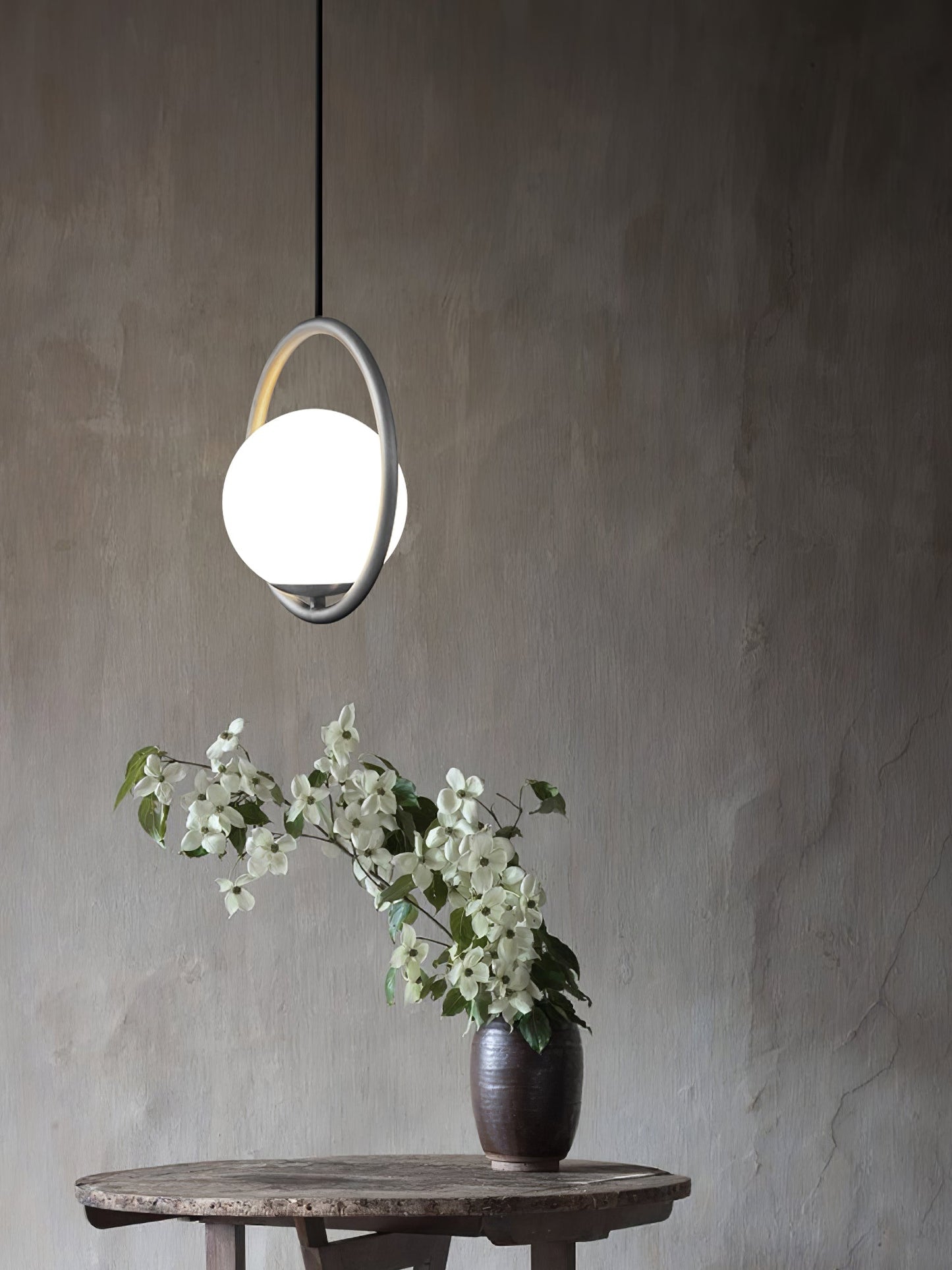 Mila Brass Pendant Swag Light Pendant light