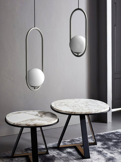 Mila Brass Pendant Swag Light Pendant light