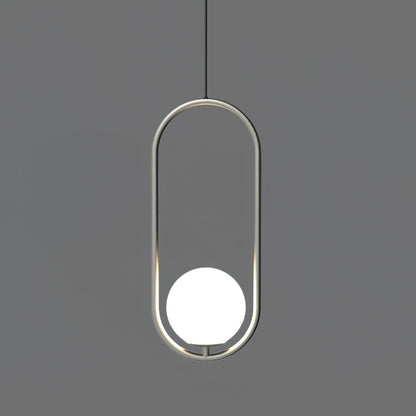 Mila Brass Pendant Light Dia 7.9″ x H 15.7″ / Dia 20cm x H 40cm / Silver Pendant light