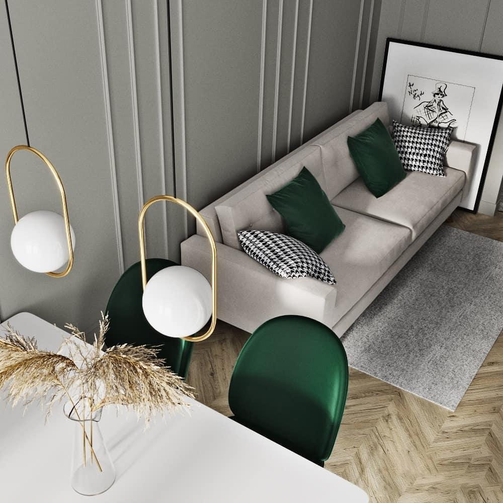 Mila Brass Pendant Light Pendant light