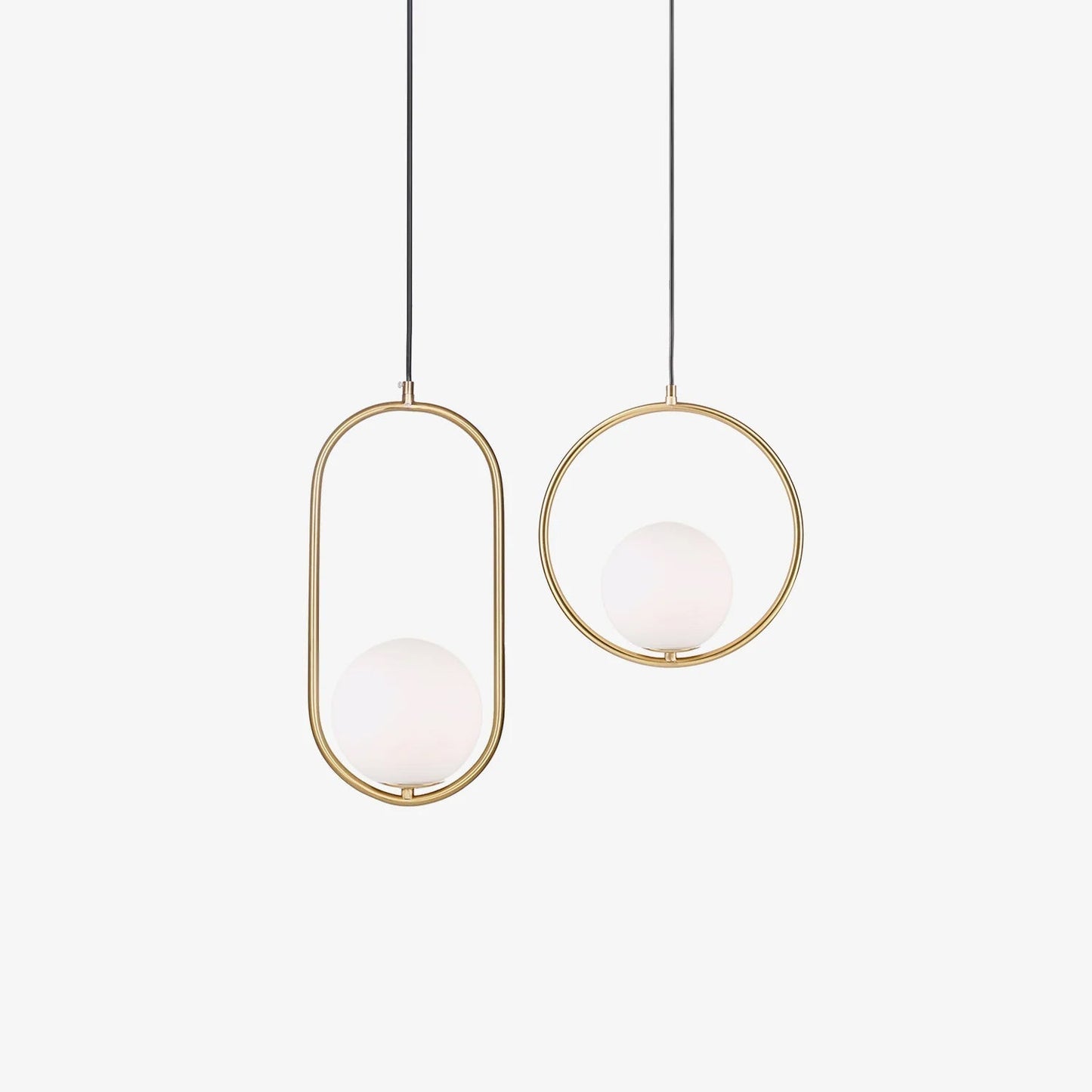 Mila Brass Pendant Swag Light Pendant light