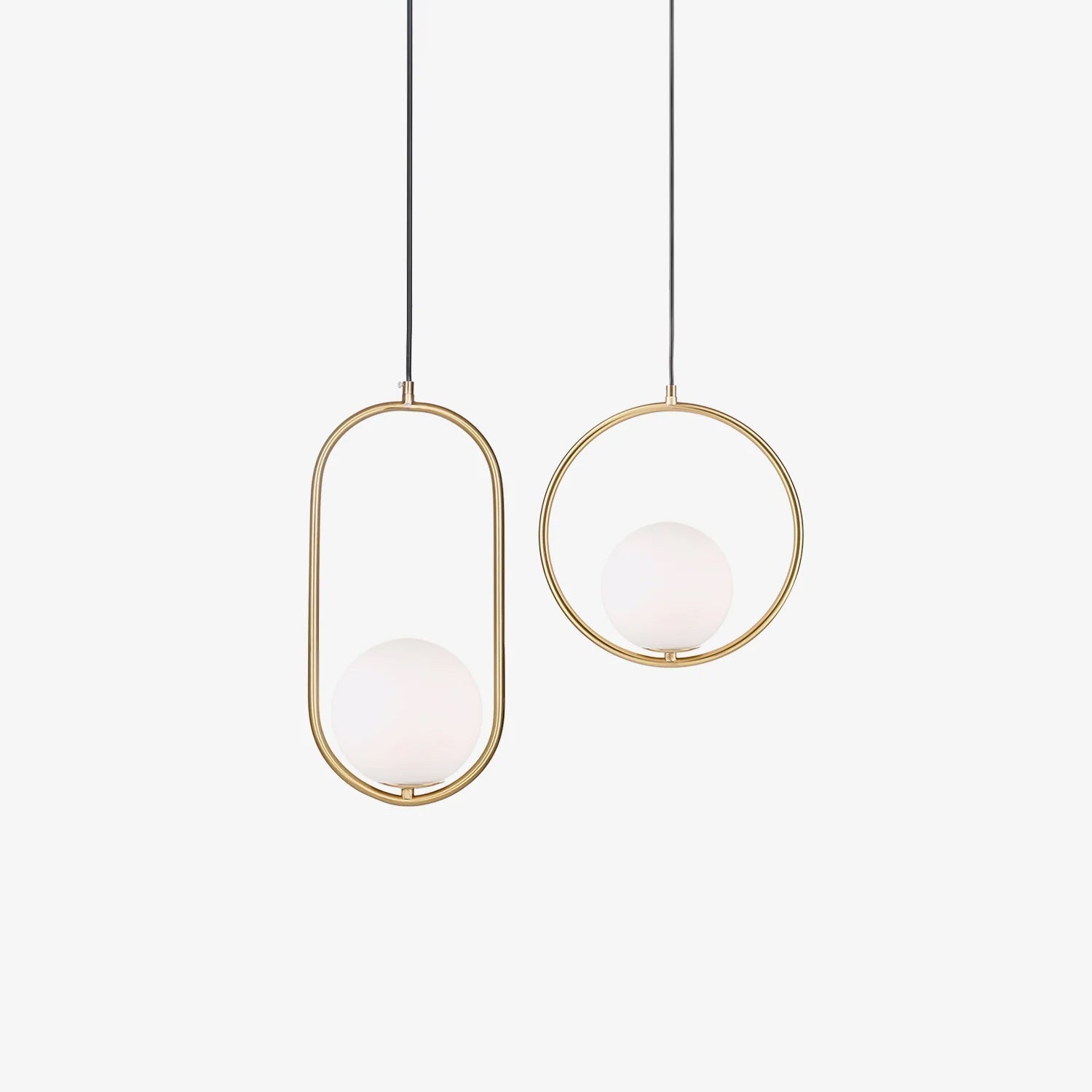 Mila Brass Pendant Swag Light Pendant light