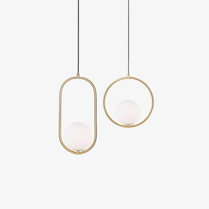 Mila Brass Pendant Swag Light Pendant light