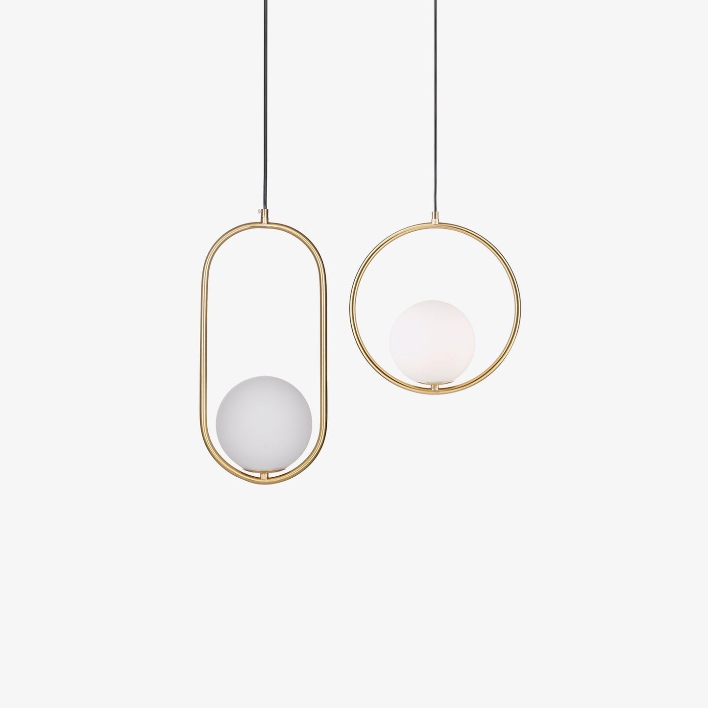Mila Brass Pendant Swag Light Pendant light