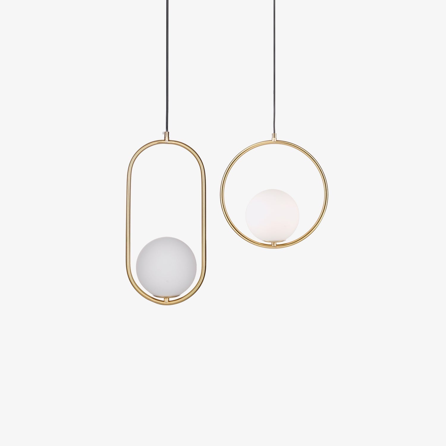Mila Brass Pendant Swag Light Pendant light