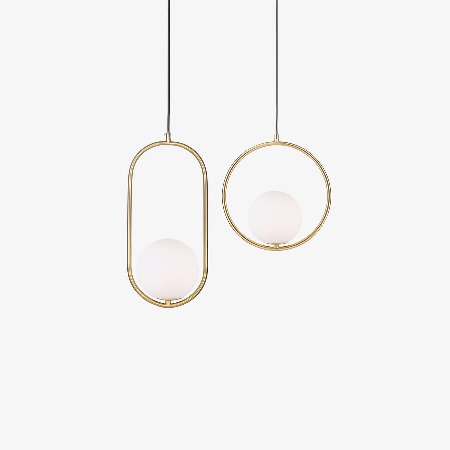 Mila Brass Pendant Swag Light Pendant light