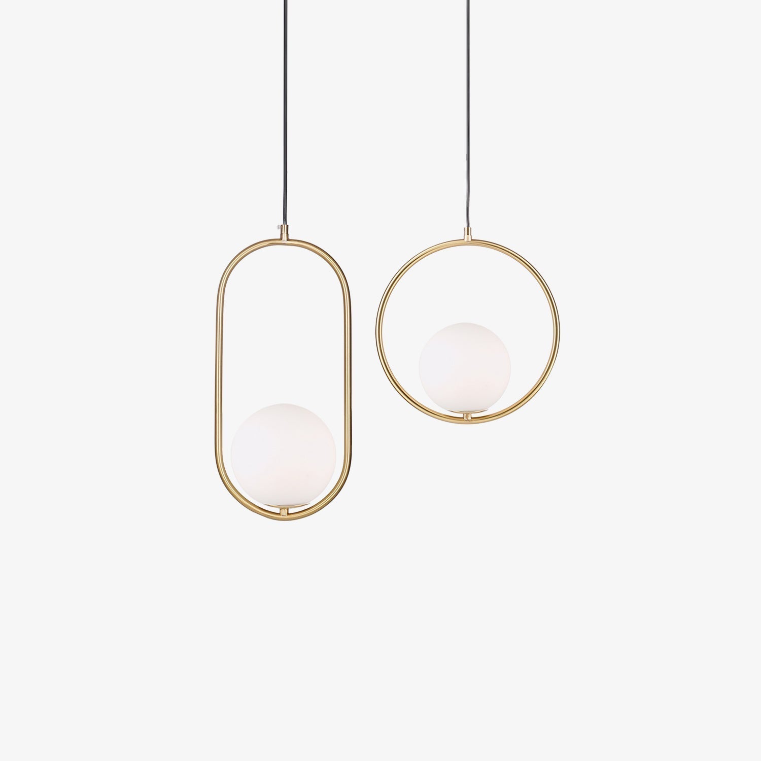 Mila Brass Pendant Swag Light Pendant light