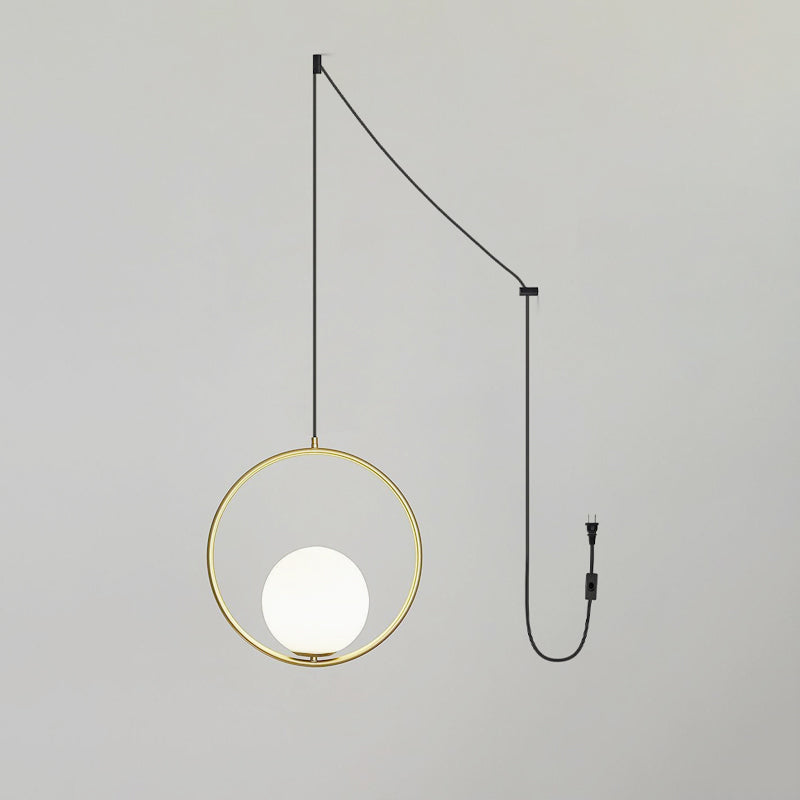 Mila Brass Pendant Swag Light Dia 11.8″ / Dia 30cm / Brass / US Plug Pendant light