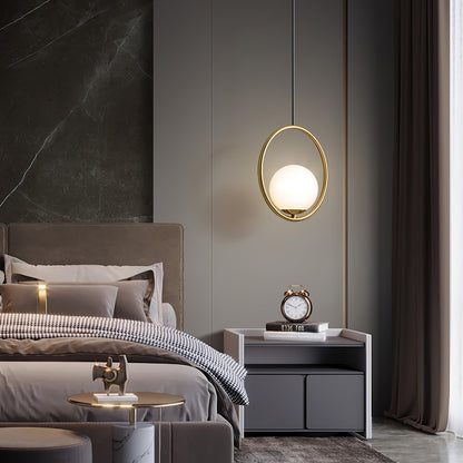 Mila Brass Pendant Swag Light Pendant light