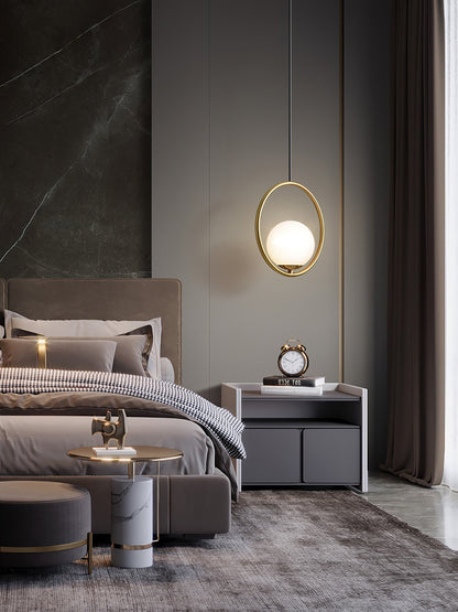 Mila Brass Pendant Swag Light Pendant light