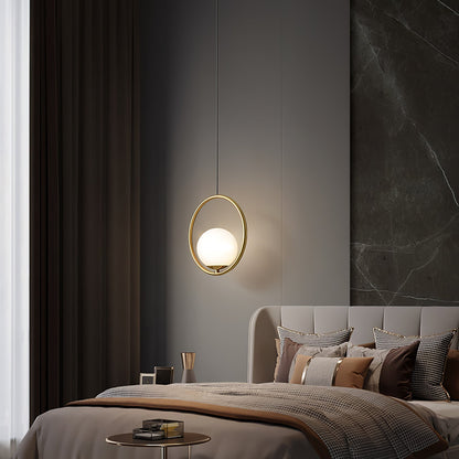 Mila Brass Pendant Swag Light Pendant light