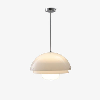 Milk White Layer Pendant Lamp Dia 15.7″ x H 11.4″ / Dia 40cm x H 29cm / White Pendant light