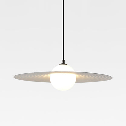 Miller Record Pendant Lamp Dia 17.7″ x H 4.7″ / Dia 45cm x H 12cm / White Pendant light