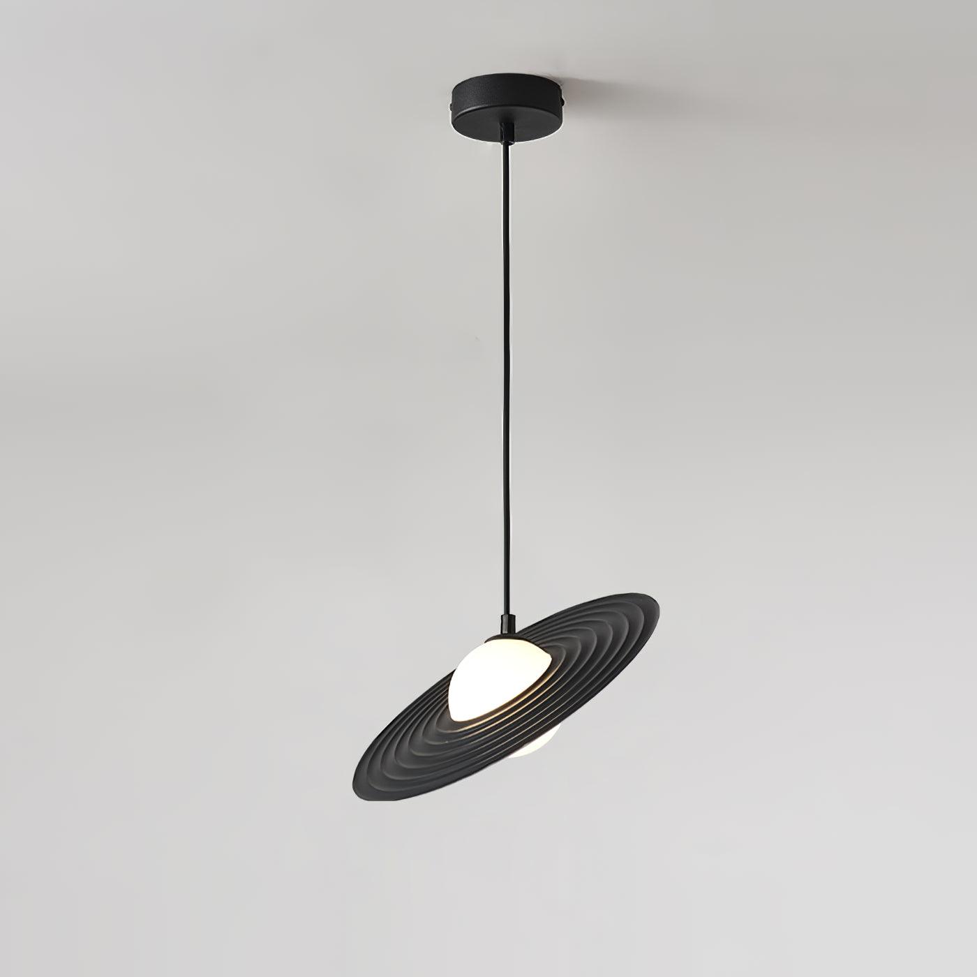 Miller Record Pendant Lamp Dia 11.8″ x H 4.7″ / Dia 30cm x H 12cm / Black Pendant light
