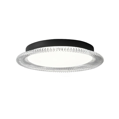 Mimi East Ceiling Lamp Dia 19.7″ x H 2″ / Dia 50cm x H 5cm / Black & White / Warm light Ceiling lamp