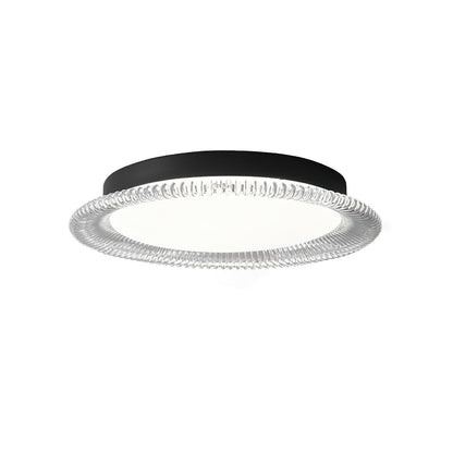 Mimi East Ceiling Lamp ? 15.7″ x H 2″ / Dia 40cm x H 5cm / Black & White / Warm light Ceiling lamp