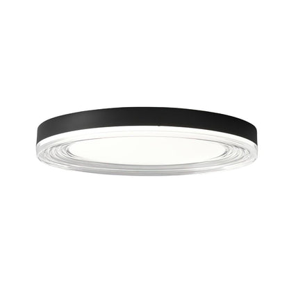 Mimi North Ceiling Lamp ? 15.7″ x H 2″ / Dia 40cm x H 5cm / Black & White / Three-Color Changing Light Ceiling lamp