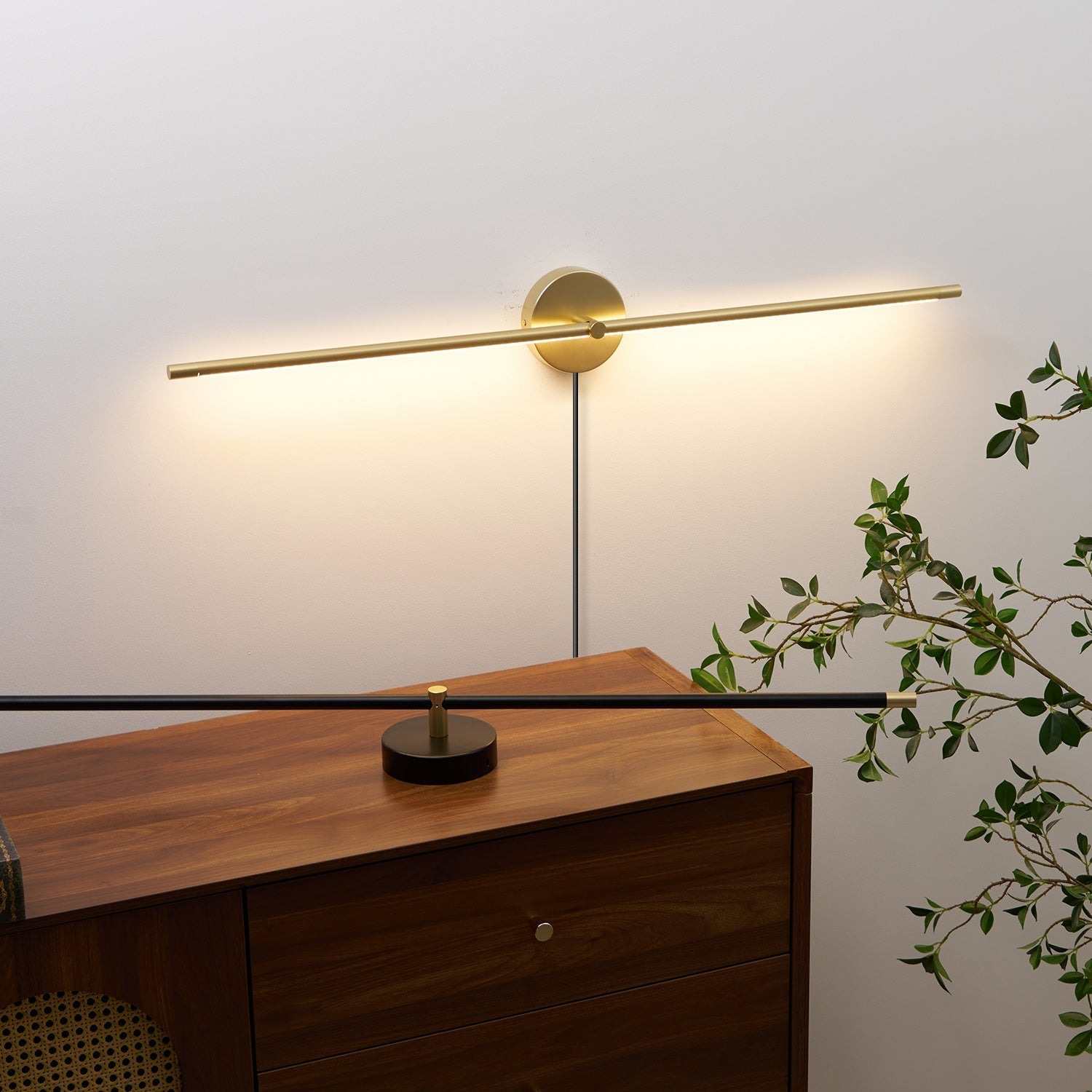 Minimalist Linear LED Plug-in Wall Lamp 1001 Wall lamp