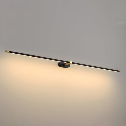 Minimalist Linear Rechargeable Wall Lamp ? 27″ x H 2″ / Black / USB charging plug 1001 Wall lamp