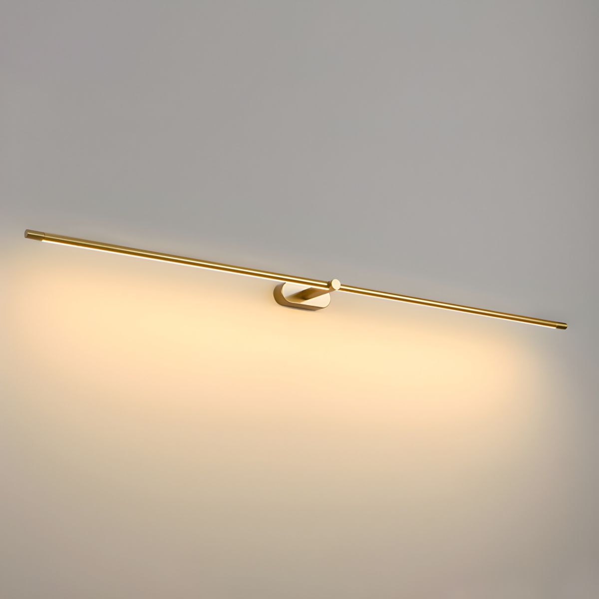 Minimalist Linear Rechargeable Wall Lamp ? 27″ x H 2″ / Gold / USB charging plug 1001 Wall lamp