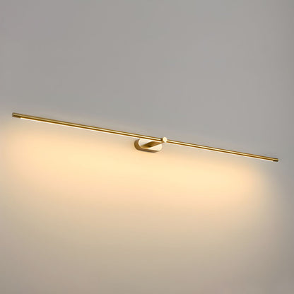 Minimalist Linear Rechargeable Wall Lamp ? 27″ x H 2″ / Gold / USB charging plug 1001 Wall lamp