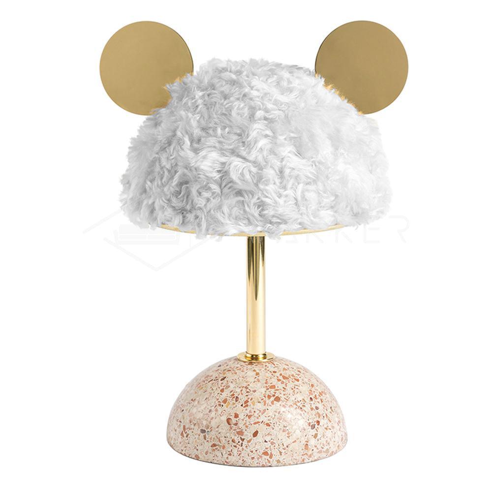 Minos Table Lamp Dia 11″ x H 17.3″ / Dia 28cm x H 44cm / White / US Plug Table lamp